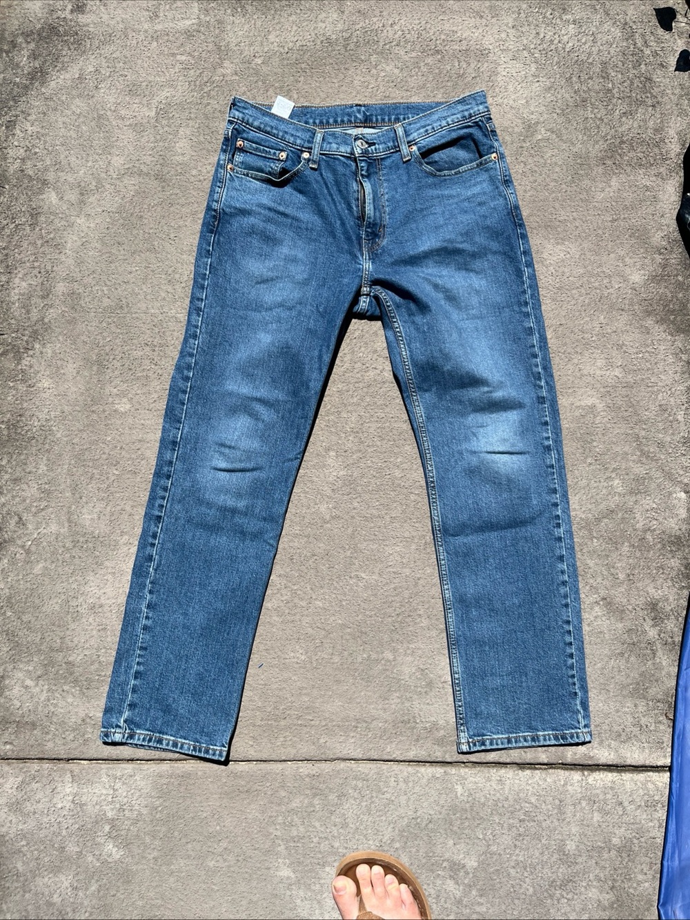 Levi's Men's Straight Jeans in Blue Denim